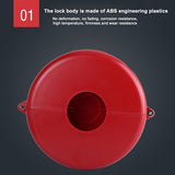 Gate Valve Lockout Device Plastic Outdoor Water Hose Protector Valve Lockout for Professional and Industrial Use
