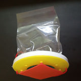 Fly Trap Outdoors Fly Catcher Hanging Fly Bags for Outdoor Barns Stables and Yards - Close-Up Angle