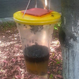 Fly Trap Outdoors Fly Catcher Hanging Fly Bags for Outdoor Barns Stables and Yards