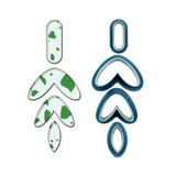 142 Pcs Polymer Clay Cutters Set Clay Earring Cutters with Earrings Accessories for Polymer Clay Jewelry Making