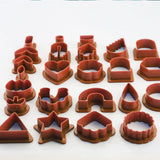 142 Pcs Polymer Clay Cutters Set Clay Earring Cutters with Earrings Accessories for Polymer Clay Jewelry Making