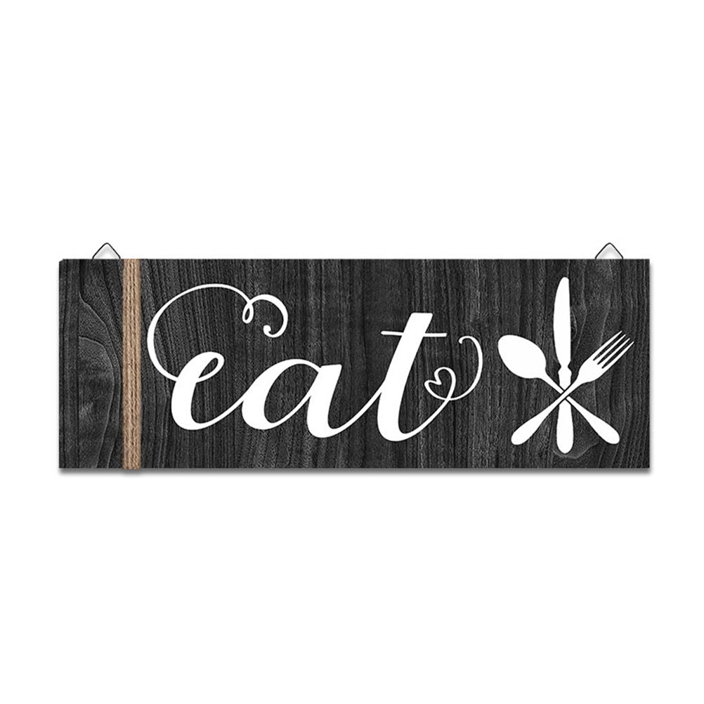 3Pcs Wall Decor Wooden Hanging Wall Sign Wooden Wall Art for Home Kitchen Dining Room Restaurant