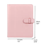Retro Photo Album 128 Photos Pocket Album PU Cover Picture Album Photo Album Birthday Wedding Gift - Front View
