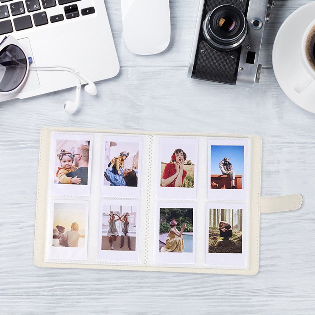 Retro Photo Album 128 Photos Pocket Album PU Cover Picture Album Photo Album Birthday Wedding Gift