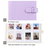 Retro Photo Album 128 Photos Pocket Album PU Cover Picture Album Photo Album Birthday Wedding Gift
