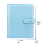 Retro Photo Album 128 Photos Pocket Album PU Cover Picture Album Photo Album Birthday Wedding Gift - Front View