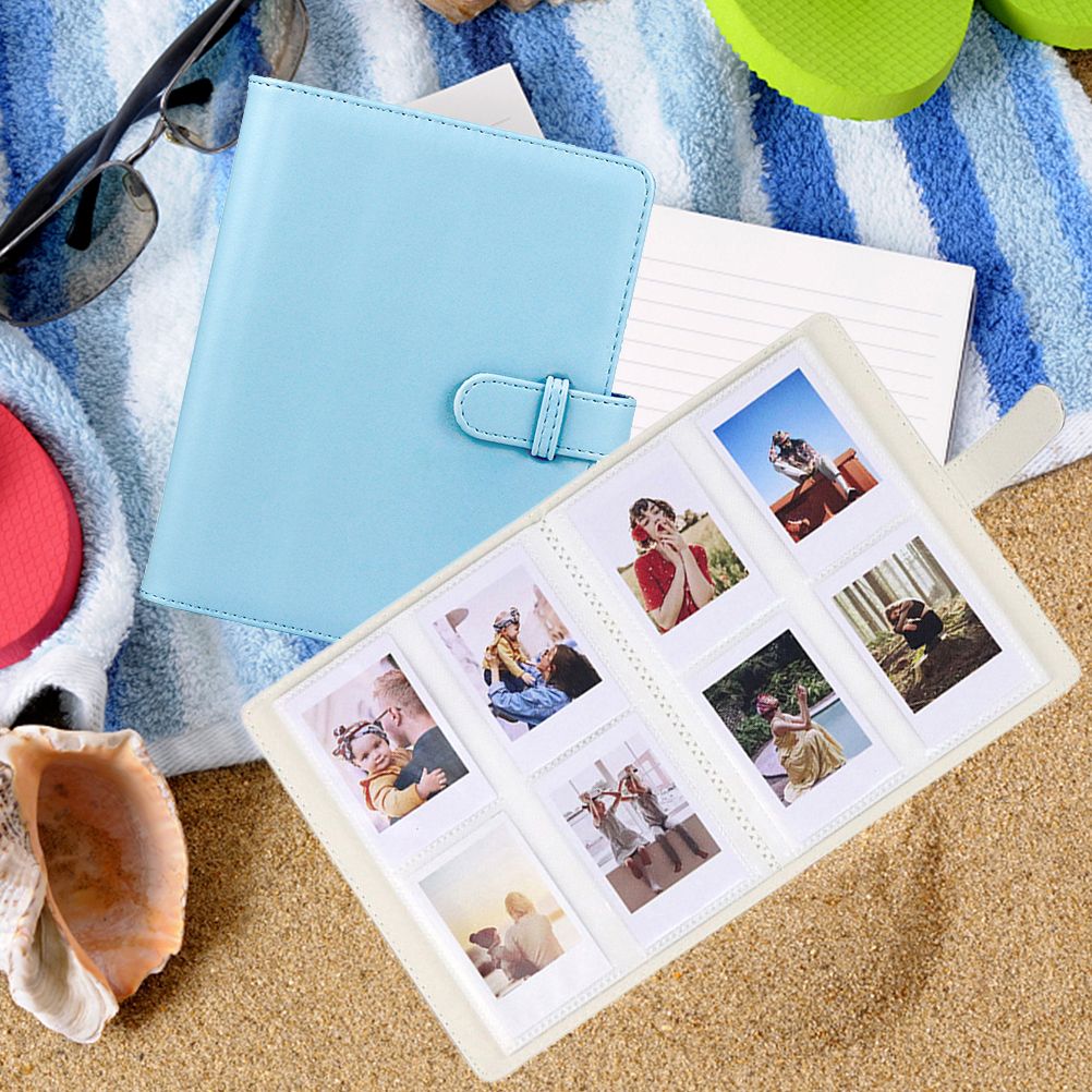 Retro Photo Album 128 Photos Pocket Album PU Cover Picture Album Photo Album Birthday Wedding Gift