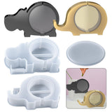 Silicone Mold for Money Boxes DIY Handmade Piggy Bank Silicone Resin Mold Coin Storage Box Silicone Epoxy Resin Casting Mold - Side View