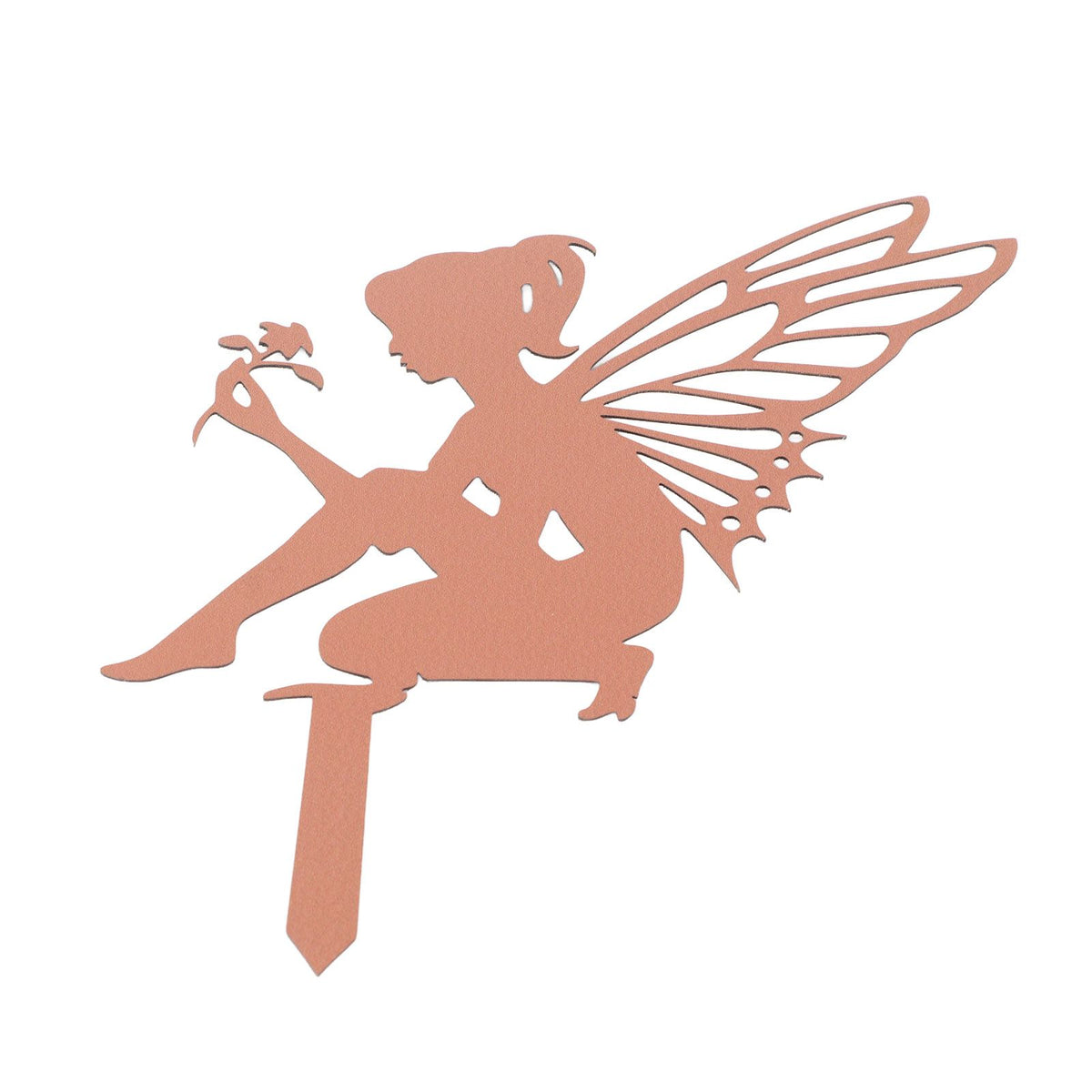 Decorative Garden Stakes Fairy Silhouette Metal Yard Stakes Arts Outdoor Garden Decor Spring Decor
