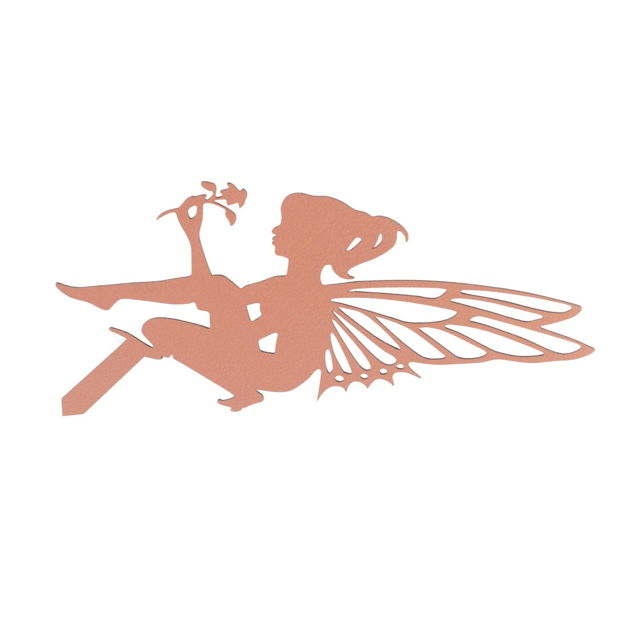 Decorative Garden Stakes Fairy Silhouette Metal Yard Stakes Arts Outdoor Garden Decor Spring Decor