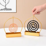 Incense Spiral Holder Metal Iron Mosquito Spiral Metal Holder Summer Incense Holder Mosquito Spiral Container Home Incense Holder