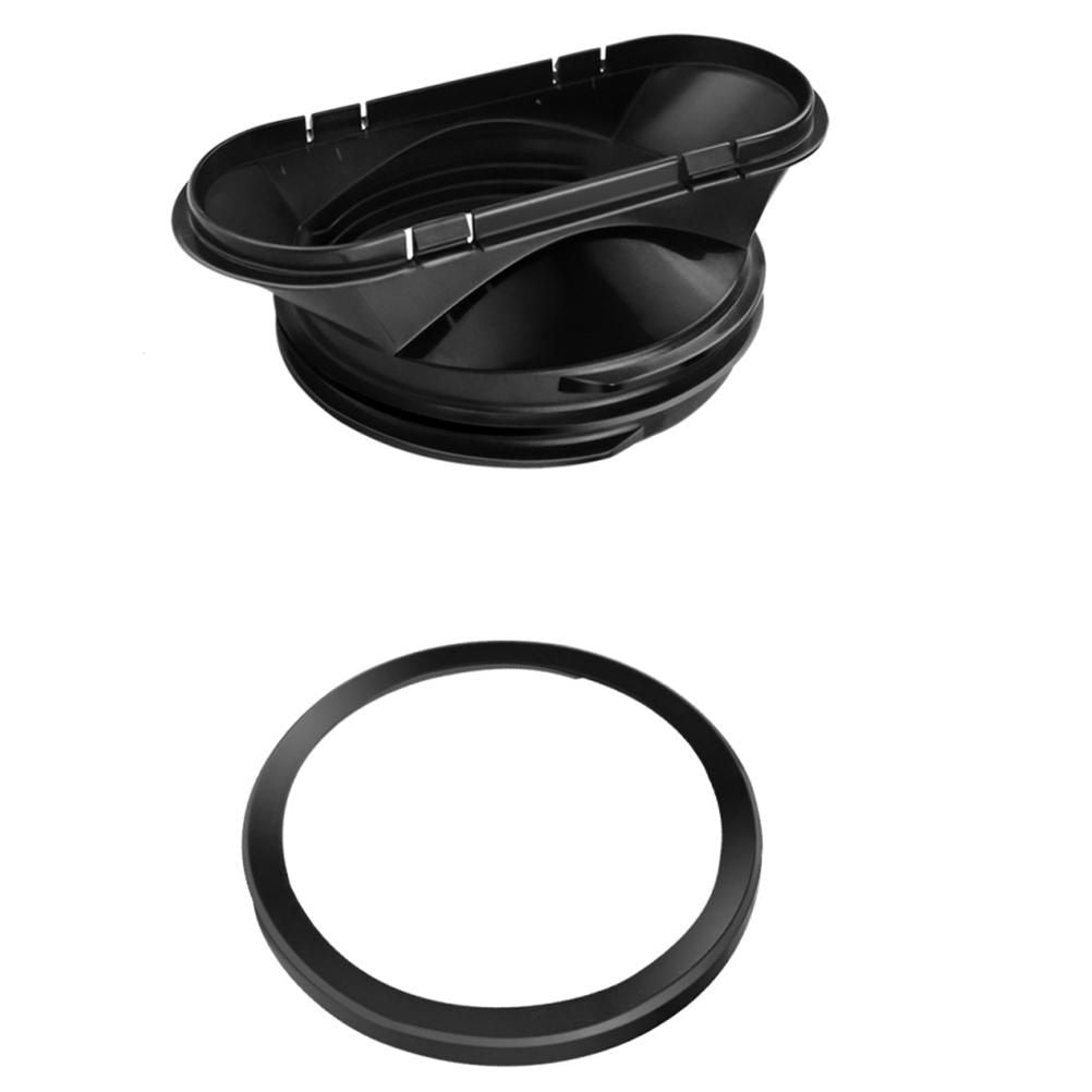 Exhaust Hose Flexible for Mobile Air Conditioning Devices Tumble Dryer Extractor Hood Black Card Ring