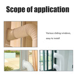 Portable Air Conditioner Window Kit Adjustable Window for Air Conditioner Sliding AC Window Vent Kit - Extra Image