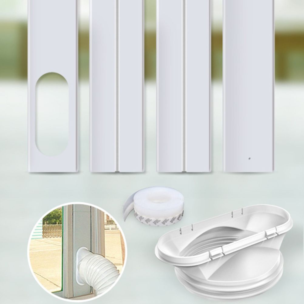Portable Air Conditioner Window Kit Adjustable Window for Air Conditioner Sliding AC Window Vent Kit