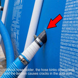 2Pcs Swimming Pool Pipe Holders Swimming Pool Hose Support Brackets Hose Clamps Pool Accessories