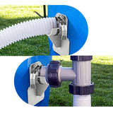2Pcs Swimming Pool Pipe Holders Swimming Pool Hose Support Brackets Hose Clamps Pool Accessories - Side View