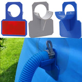 2Pcs Swimming Pool Pipe Holders Swimming Pool Hose Support Brackets Hose Clamps Pool Accessories
