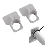 2Pcs Swimming Pool Pipe Holders Swimming Pool Hose Support Brackets Hose Clamps Pool Accessories - Rear View