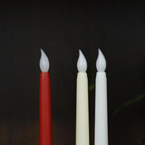 6Pcs LED Flameless Flickering Warm Light Taper Candles with 2 Remote Control for Christmas Thanksgiving Halloween Home Wedding Decoration