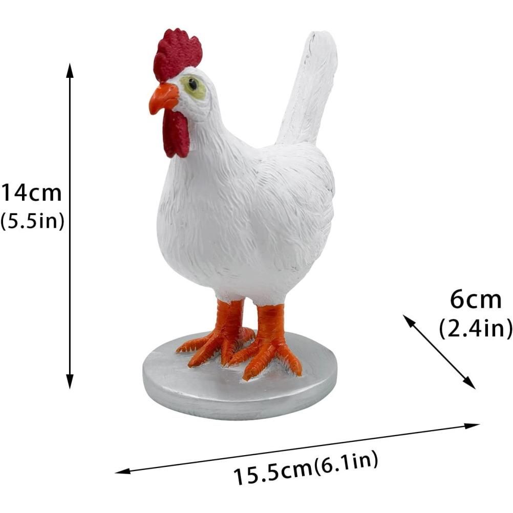 Chicken LED Lamp Resin Lifelike Chicken Laying Egg Night Light Novel Easter Halloween Christmas Bedroom Home Decoration