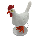 Chicken LED Lamp Resin Lifelike Chicken Laying Egg Night Light Novel Easter Halloween Christmas Bedroom Home Decoration - Extra Image