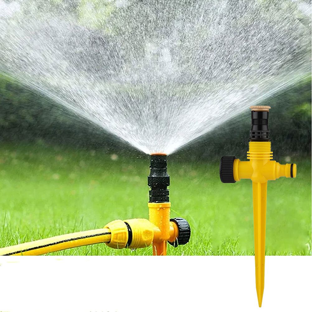 360° Rotating Auto Irrigation System Garden Lawn Sprinkler Grass Water Sprinkler System Garden Hose Sprinkler for Yard