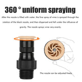 360° Rotating Auto Irrigation System Garden Lawn Sprinkler Grass Water Sprinkler System Garden Hose Sprinkler for Yard - 45-Degree Angle