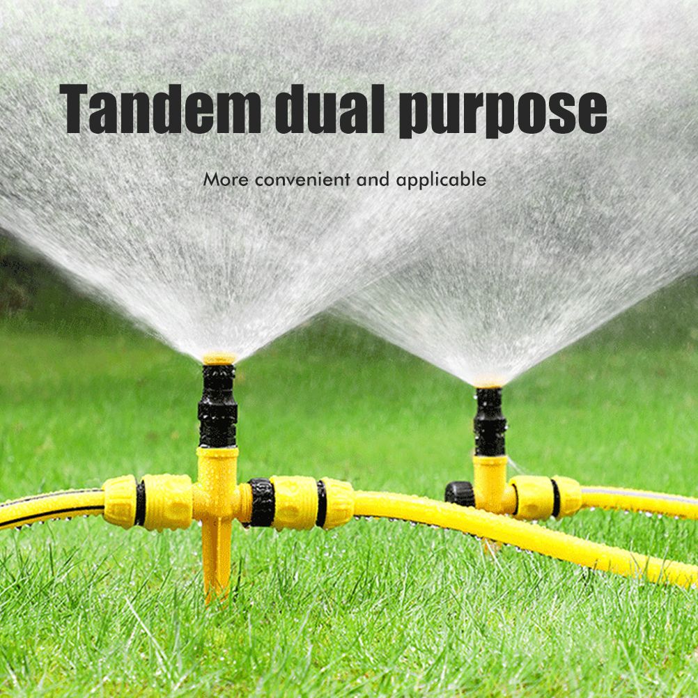 360° Rotating Auto Irrigation System Garden Lawn Sprinkler Grass Water Sprinkler System Garden Hose Sprinkler for Yard