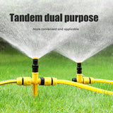 360° Rotating Auto Irrigation System Garden Lawn Sprinkler Grass Water Sprinkler System Garden Hose Sprinkler for Yard