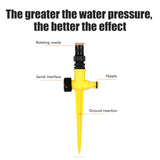 360° Rotating Auto Irrigation System Garden Lawn Sprinkler Grass Water Sprinkler System Garden Hose Sprinkler for Yard