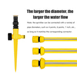 360° Rotating Auto Irrigation System Garden Lawn Sprinkler Grass Water Sprinkler System Garden Hose Sprinkler for Yard - Extra Image