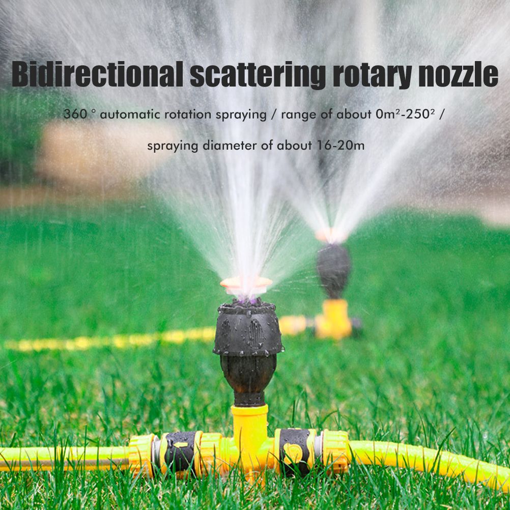 360° Rotating Auto Irrigation System Garden Lawn Sprinkler Grass Water Sprinkler System Garden Hose Sprinkler for Yard