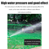 360° Rotating Auto Irrigation System Garden Lawn Sprinkler Grass Water Sprinkler System Garden Hose Sprinkler for Yard