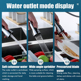 Kitchen Faucet Sprayer Head Replacement Pull Down Faucet Spray Head Pull Out Faucet Sprayer Nozzle - Top-Down View