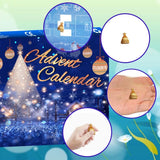 Christmas Advent Calendar DIY Charm Beads and 2 Bracelets 24 Days Countdown Calendar Christmas Gift for Kids Girls