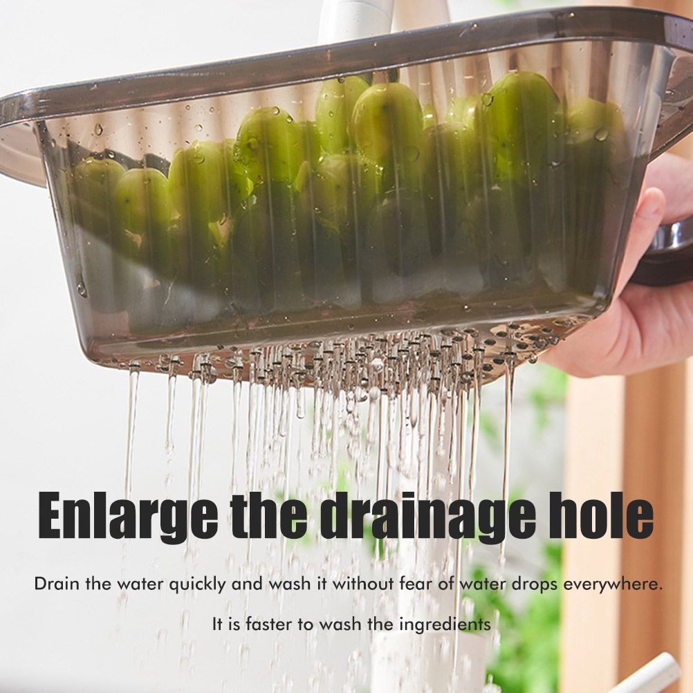 Sink Strainer Basket Triangular Corner Kitchen Sink Strainer Punch Free Sink Basket with Retractable Handle for Kitchen Bathroom