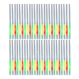 50Pcs 2 in 1 Glowing Straws Sticks Glowing in the Dark Straws for Concerts Party Favors Weddings Kids Birthdays