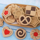8Pcs 3D Biscuit Cutters Cartoon Dinosaur Fruit Vegetable Birthday Biscuit Mould Baking Mould Hand Press Biscuit Stamp