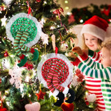 Christmas Wreath Hanging Elf Legs Wreath Front Door Ornaments Christmas Tree Hanging Decorations Holiday Party Decor