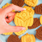 9Pcs 3D Cutters Halloween Pumpkin Biscuit Mould Fondant Baking Tool Baking Molds DIY Hand Press Biscuit Stamp - Extra Image