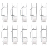 10Pcs Tomato Trellis Roller Hooks Tomato Support Hooks Plant Roller Hook with 15M String Plant Cages Supports Roller Hook for Plant Fruit