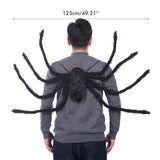 Halloween Giant Spider Backpack Spider Halloween Costume Indoor Outdoor Yard Party Halloween Decor - Front View
