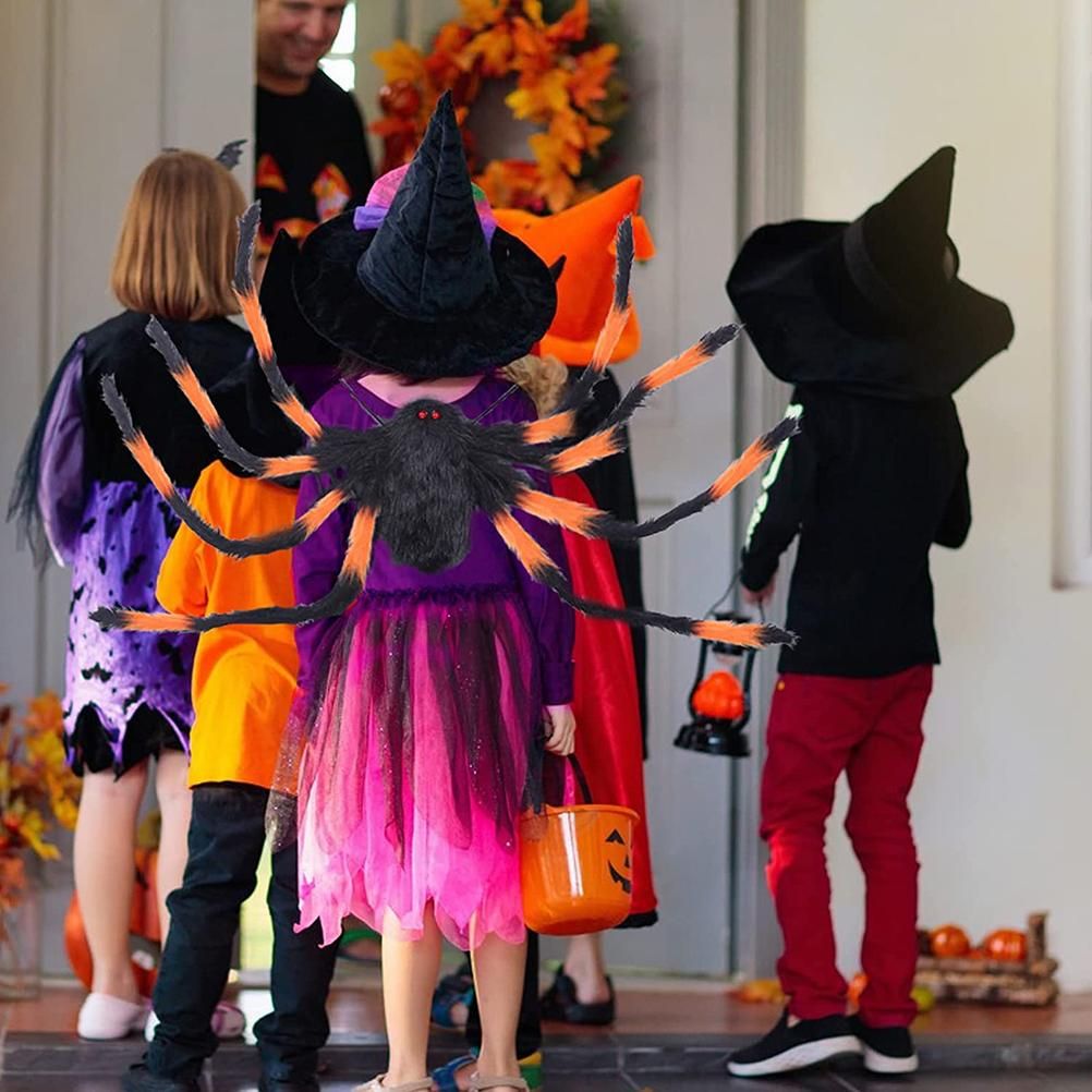Halloween Giant Spider Backpack Spider Halloween Costume Indoor Outdoor Yard Party Halloween Decor