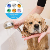 Shower Flow Limiter with 1/2 Thread Diameter Shower Water Saving for Shower Head Power Reduction Limiter for Kitchen Bathroom