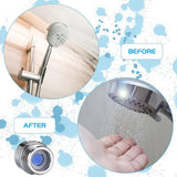 Shower Flow Limiter with 1/2 Thread Diameter Shower Water Saving for Shower Head Power Reduction Limiter for Kitchen Bathroom - 45-Degree Angle