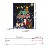 Christmas Advent Calendar DIY Charm Bracelet Making Kit for Kids 24 Days Christmas Countdown Calendar Jewelry Gifts for Girls - Front View