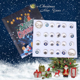Christmas Advent Calendar DIY Charm Bracelet Making Kit for Kids 24 Days Christmas Countdown Calendar Jewelry Gifts for Girls