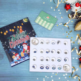 Christmas Advent Calendar DIY Charm Bracelet Making Kit for Kids 24 Days Christmas Countdown Calendar Jewelry Gifts for Girls