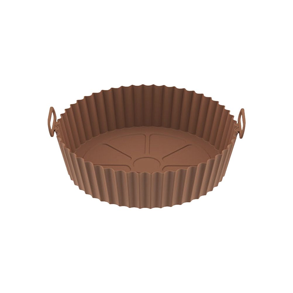 Air Fryer Silicone Pots Reusable Silicone Air Fryer Liner Basket High Temperature Resistance Food Grade Silicone Liner