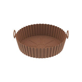 Air Fryer Silicone Pots Reusable Silicone Air Fryer Liner Basket High Temperature Resistance Food Grade Silicone Liner